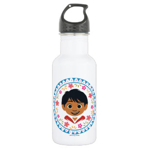 Disney Pixar Coco Miguel Floral Graphic Stainless Steel Water Bottle