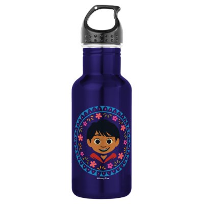 Disney Pixar Coco | Miguel | Floral Graphic Stainless Steel Water Bottle