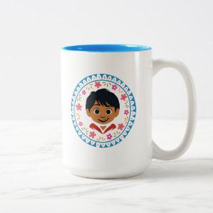 Disney Pixar Coco Miguel Floral Graphic Two-Tone Coffee Mug