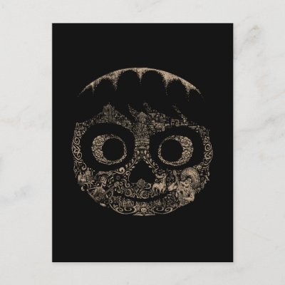 Disney Pixar Coco | Miguel | Ornate Skull Graphic Postcard