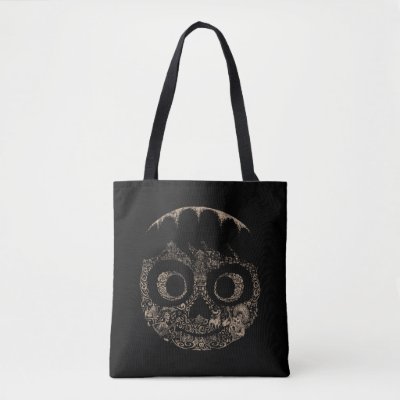 Disney Pixar Coco | Miguel | Ornate Skull Graphic Tote Bag