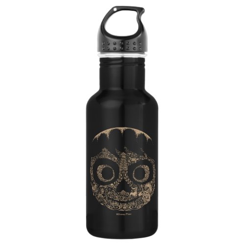 Disney Pixar Coco  Miguel  Ornate Skull Graphic Water Bottle