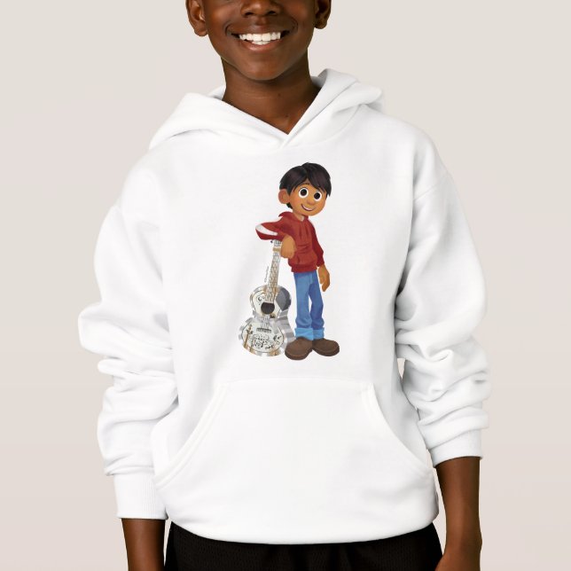 Disney Pixar Coco | Miguel | Playing Guitar Hoodie (Front)