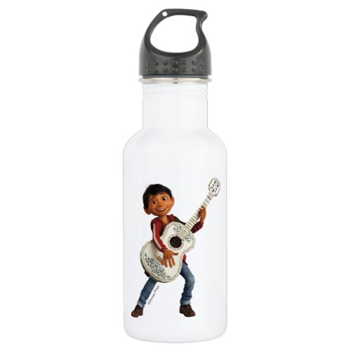 Disney Pixar Coco  Miguel  Playing Guitar Stainless Steel Water Bottle
