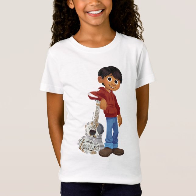 Disney Pixar Coco | Miguel | Playing Guitar T-Shirt (Front)