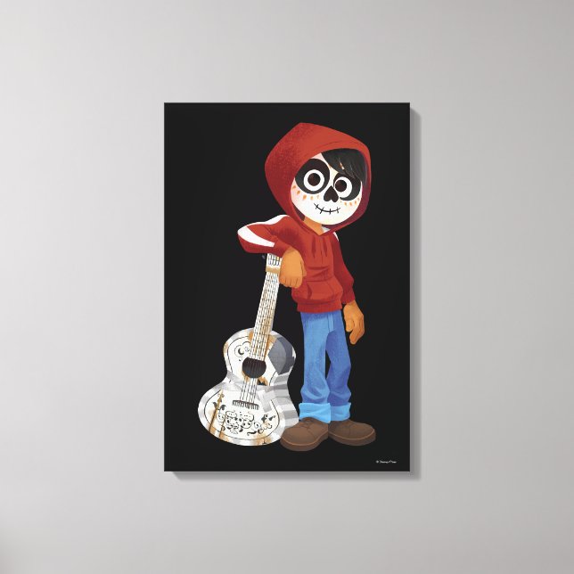 Disney Pixar Coco | Miguel | Standing with Guitar Canvas Print (Front)