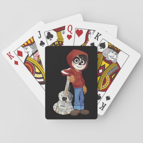 Disney Pixar Coco  Miguel  Standing with Guitar Playing Cards