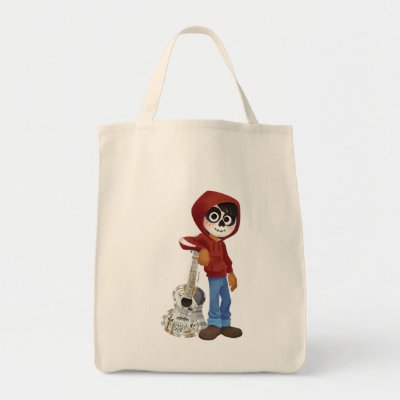 Disney Pixar Coco | Miguel | Standing with Guitar Tote Bag