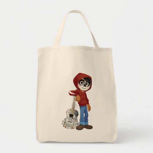 Disney Pixar Coco  Miguel  Standing with Guitar Tote Bag