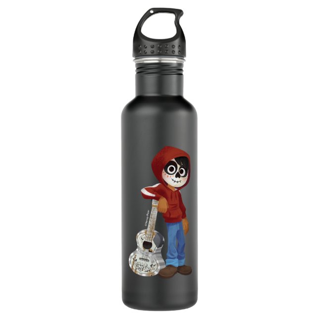 Disney Pixar Coco | Miguel | Standing with Guitar Water Bottle (Front)
