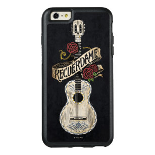 Disney Pixar Coco   Rustic Recuerdame Guitar OtterBox iPhone 6/6s Plus Case