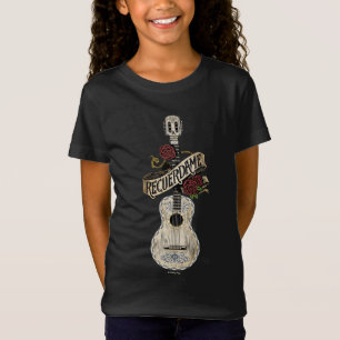 Disney Pixar Coco Rustic Recuerdame Guitar T-Shirt