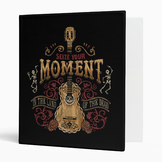 Disney Pixar Coco | "Seize Your Moment" Quote 3 Ring Binder (Front/Inside)