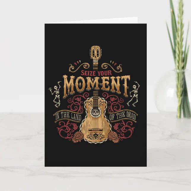 Disney Pixar Coco | "Seize Your Moment" Quote Card | Zazzle
