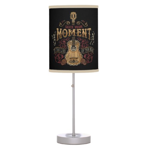Disney Pixar Coco  Seize Your Moment Quote Table Lamp
