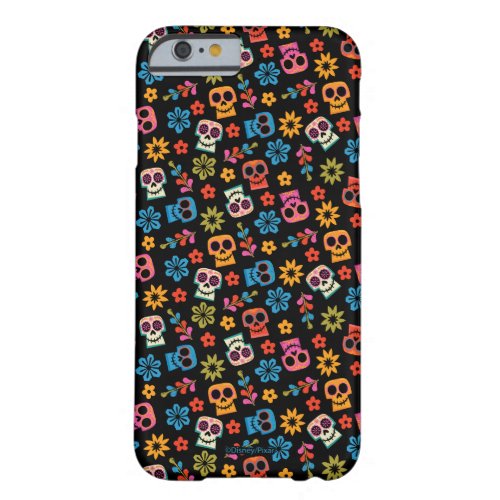 Disney Pixar Coco  Sugar Skull  Floral Pattern Barely There iPhone 6 Case