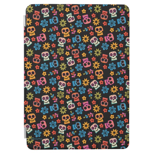 Disney Pixar Coco | Sugar Skull & Floral Pattern iPad Air Cover (Front)