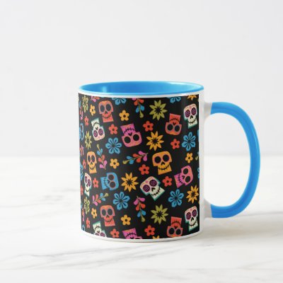 Disney Pixar Coco | Sugar Skull &amp; Floral Pattern Mug