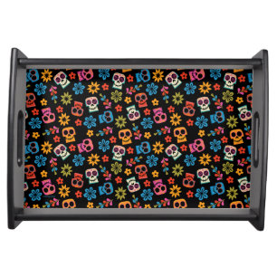 Disney Pixar Coco   Sugar Skull & Floral Pattern Serving Tray
