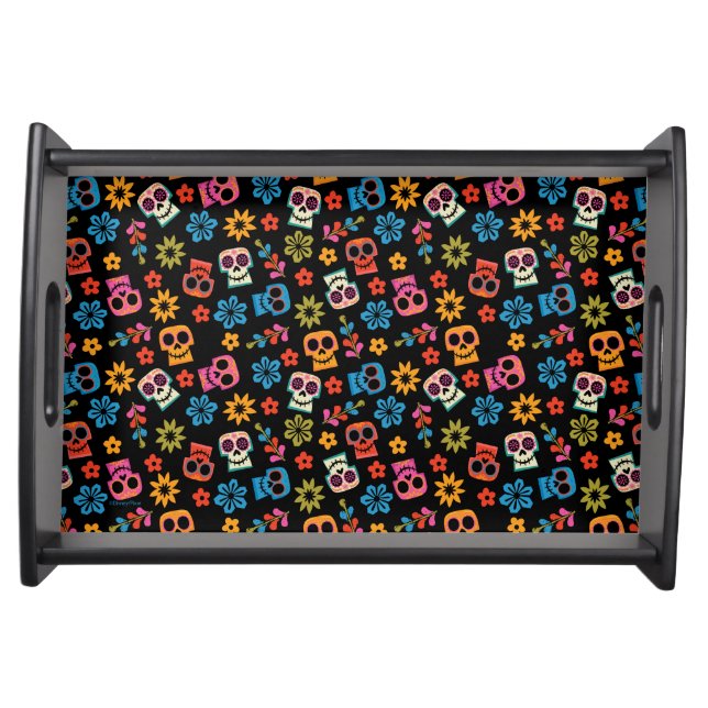 Disney Pixar Coco | Sugar Skull & Floral Pattern Serving Tray (Front)