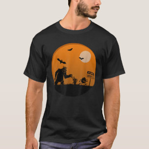 Disney Pixar Monster s Inc Group Halloween Silhoue T-Shirt
