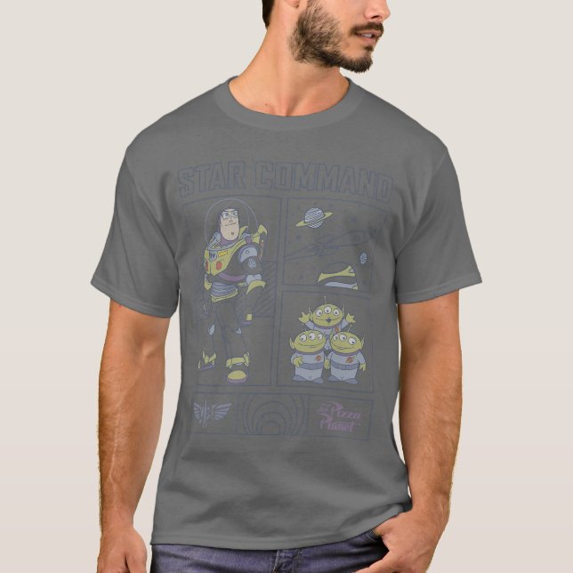Disney Pixar Toy Story Buzz Lightyear Star Command T-Shirt (Front)