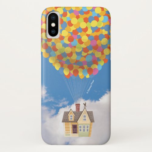 Disney Pixar UP  Balloon House in the Clouds iPhone XS Case