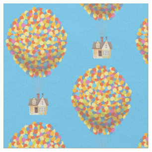 Disney Pixar UP   Balloon House in the Clouds Fabric