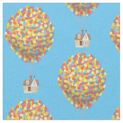 Disney Pixar UP | Balloon House in the Clouds Fabric