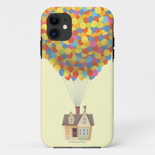 Disney Pixar UP  Balloon House Pastel iPhone 11 Case