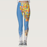 Disney Pixar UP | Balloon House Pastel Leggings<br><div class="desc">Add a touch of whimsy and adventure to your wardrobe with these charming Up-themed leggings. Featuring Carl and Ellie's house soaring through a pastel sky with colorful balloons, this design captures the spirit of dreams taking flight. Perfect for any fan of the beloved Pixar film, these leggings are a delightful...</div>