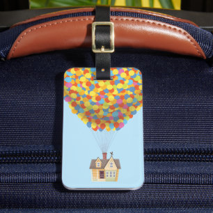 Disney Pixar UP Balloon House Pastel Luggage Tag