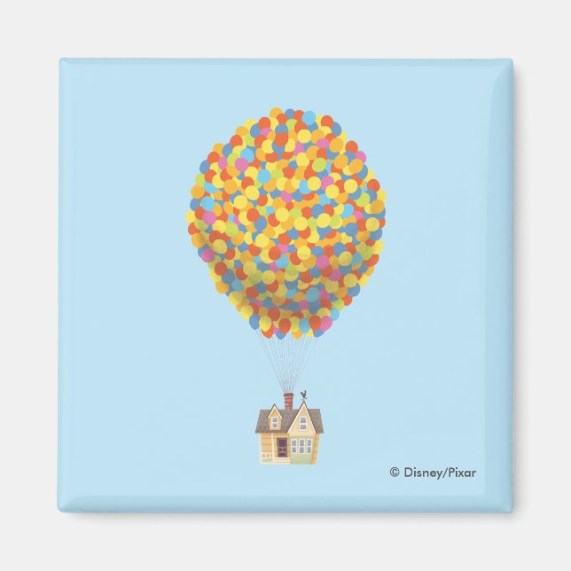 Disney Pixar UP | Balloon House Pastel Magnet (Front)