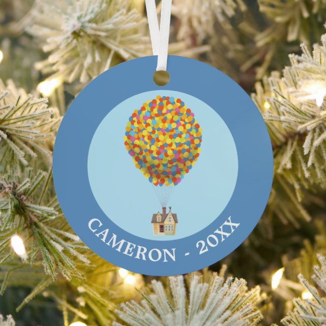 Disney Pixar UP | Balloon House Pastel Metal Ornament (Insitu)