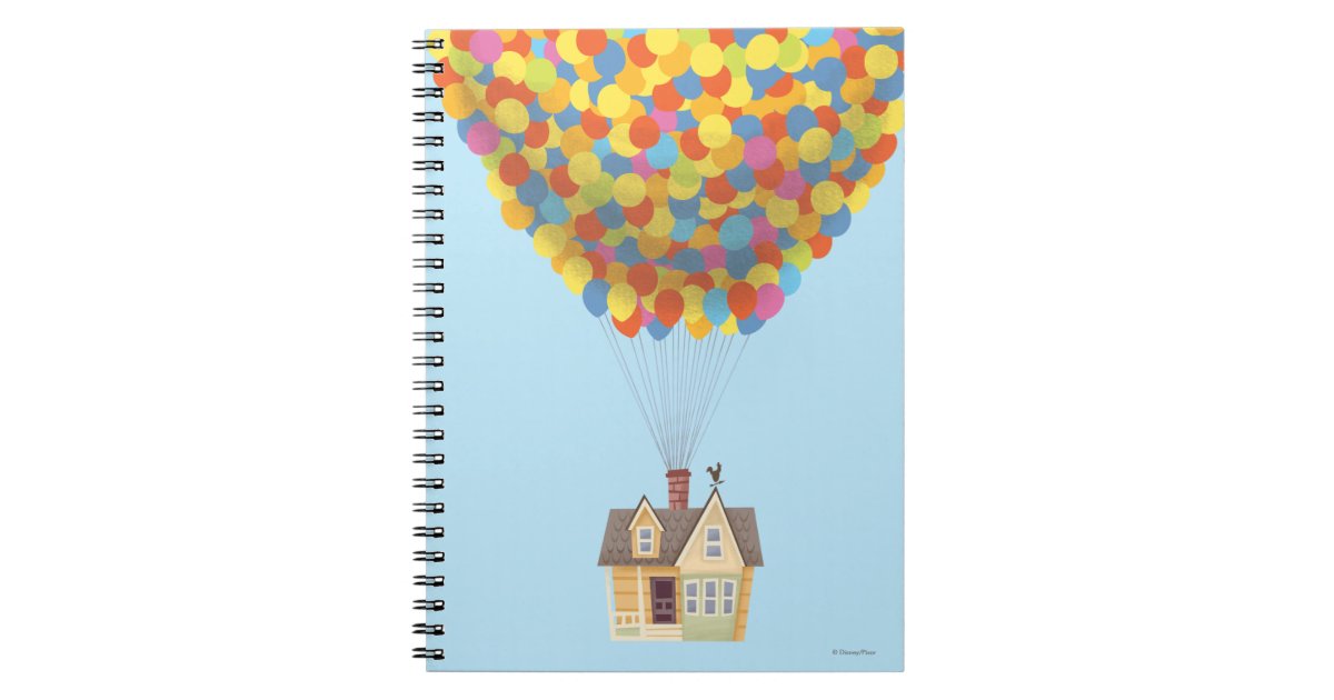Disney Pixar Up Balloon House Pastel Notebook Zazzle Com Disney Pixar Up Balloon House Pastel Notebook Zazzle Com