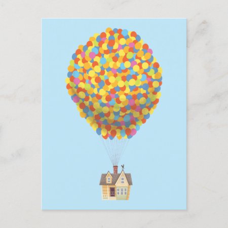 Disney Pixar Up | Balloon House Pastel Postcard