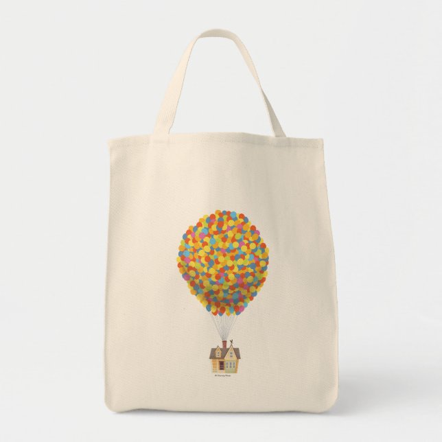 Disney Pixar UP | Balloon House Pastel Tote Bag (Front)