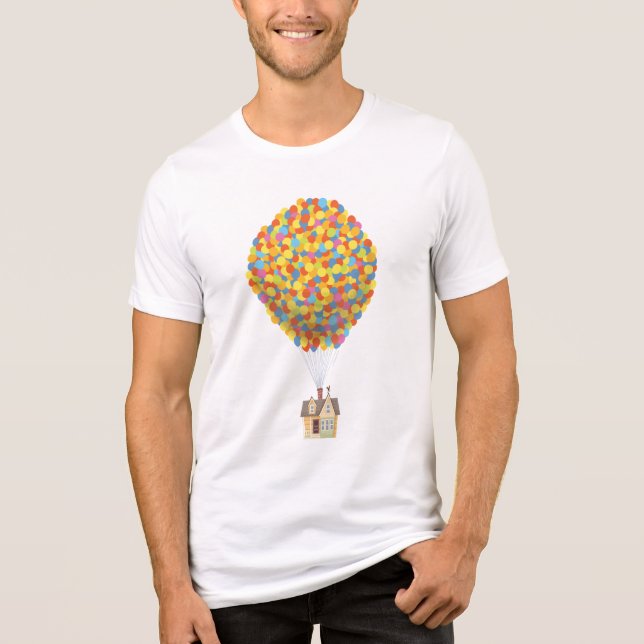 Disney Pixar UP | Balloon House Pastel Tri-Blend Shirt (Front)