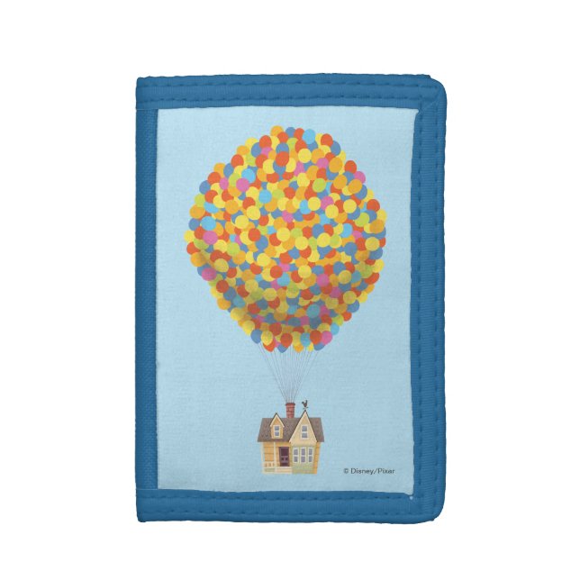 Disney Pixar UP | Balloon House Pastel Tri-fold Wallet (Front Vertical)