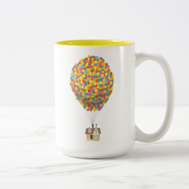 Disney Pixar UP | Balloon House Pastel Two-Tone Coffee Mug (Right)