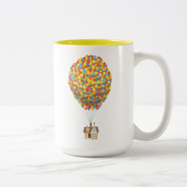 Disney Pixar UP | Balloon House Pastel Two-Tone Coffee Mug (Right)
