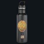 Disney Pixar UP | Balloon House Pastel Water Bottle<br><div class="desc">Stay hydrated in style with this charming water bottle featuring the iconic "Up" house floating amongst a cloud of pastel-colored balloons. This design captures the whimsical and heartwarming spirit of the Disney Pixar movie "Up, " showcasing the beloved house on its grand adventure. Perfect for fans of Carl, Ellie, Russell,...</div>