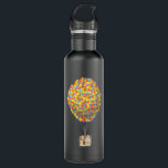 Disney Pixar UP | Balloon House Pastel Water Bottle<br><div class="desc">Stay hydrated in style with this charming water bottle featuring the iconic "Up" house floating amongst a cloud of pastel-colored balloons. This design captures the whimsical and heartwarming spirit of the Disney Pixar movie "Up, " showcasing the beloved house on its grand adventure. Perfect for fans of Carl, Ellie, Russell,...</div>