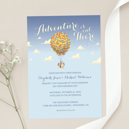 Disney Pixar Up Wedding | Adventure Is Out There C Invitation