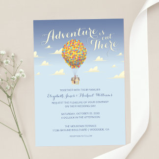 Disney Pixar Up Wedding | Adventure is Out There C Invitation