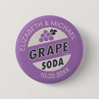 Disney Pixar Up Wedding | Grape Soda Button