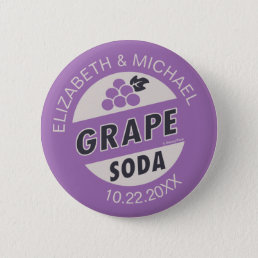 Disney Pixar Up Wedding | Grape Soda Button