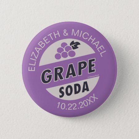Disney Pixar Up Wedding | Grape Soda Button