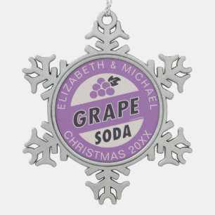 Disney Pixar Up Wedding   Grape Soda Ornament
