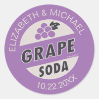 Disney Pixar Up Wedding | Grape Soda Sticker